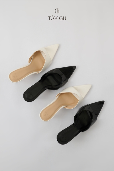 Dép Cao Gót 9cm Mũi Nhọn DOVA Taygu | D2