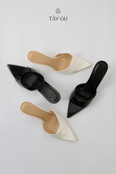 Dép Cao Gót 9cm Mũi Nhọn DOVA Taygu | D2
