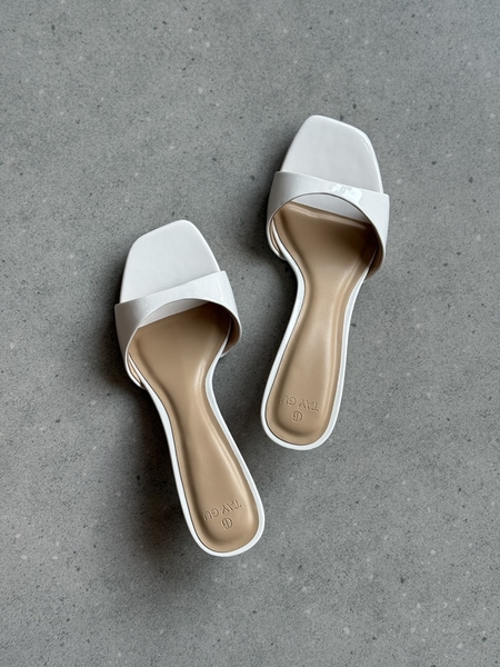 Guốc Cao Gót Mũi Vuông 4cm LANI Taygu | D10