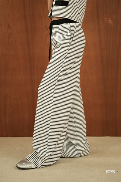 Quần Thun Dây Rút Sọc Ống Rộng TITA Taygu | QTK48