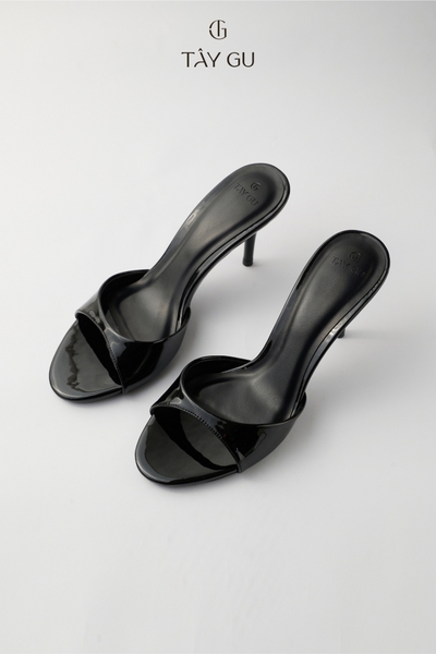 Dép Cao Gót Mũi Tròn Cao 7cm CINDER Taygu | D4