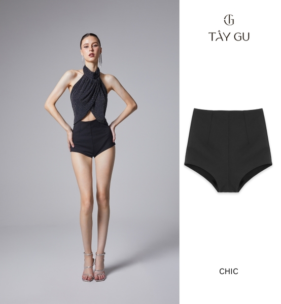 Quần Short Bảo Hộ Thiết Kế Lưng Cao CHIC Taygu | QTK32