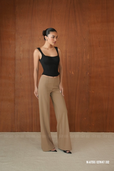 Quần Thiết Kế Dáng Loe Lưng Vừa Thanh Lịch TYLIN Taygu | QTK47