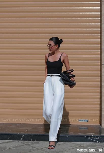 Bodysuit Cổ Vuông Hai Dây Basic Taygu | BS65