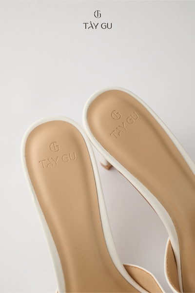 Dép Cao Gót 9cm Mũi Nhọn DOVA Taygu | D2