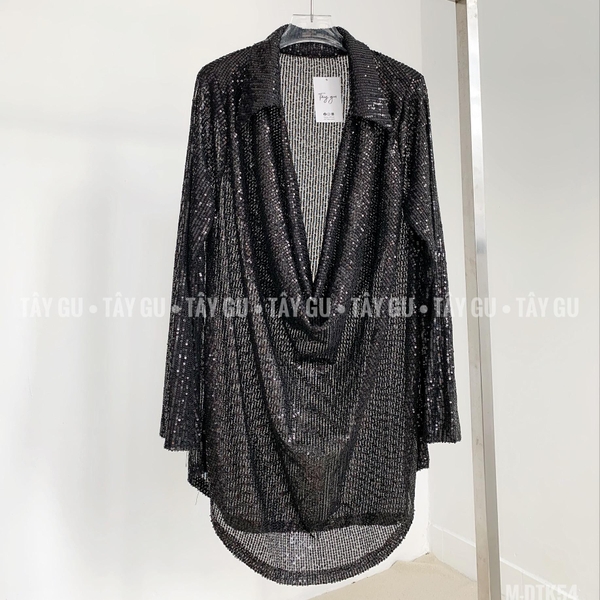 Đầm Thiết Kế Sơ Mi Cổ Đổ Luxe - DTK54