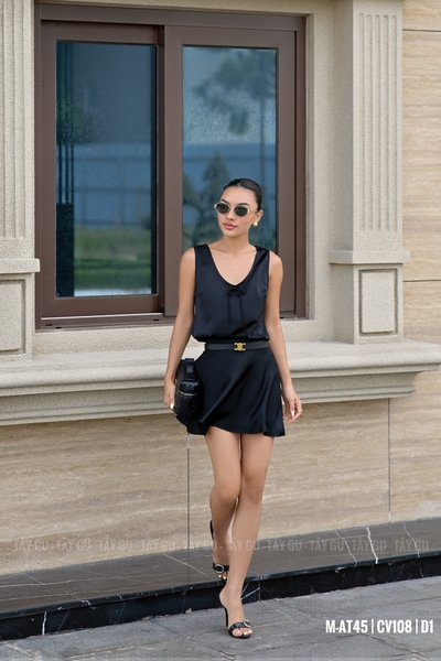 Chân Váy Thiết Kế Lụa Ngắn Nữ Tính LISILK Taygu | CV108