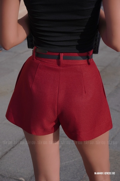 Quần Short Đùi Xếp Ly Tôn Dáng MERCI Taygu | QTK33