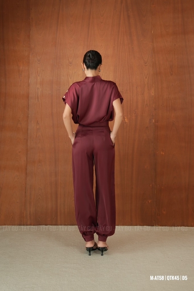 Quần Lụa Form Jogger Thanh Lịch COMFI Taygu | QTK45