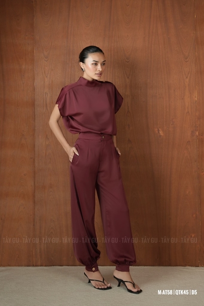 Quần Lụa Form Jogger Thanh Lịch COMFI Taygu | QTK45