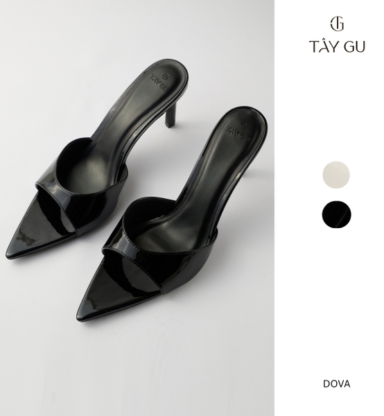 Dép Cao Gót 9cm Mũi Nhọn DOVA Taygu | D2