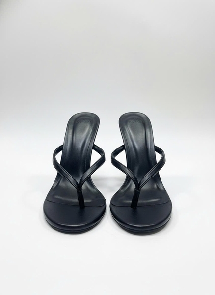 Guốc Cao Gót Xỏ Ngón Mũi Tròn 9cm KYLIE Taygu | D9