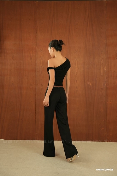 Quần Thiết Kế Dáng Loe Lưng Vừa Thanh Lịch TYLIN Taygu | QTK47