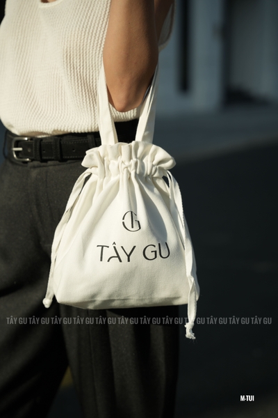 Túi Tote Dây Rút Canvas Đa Năng Taygu | TUI