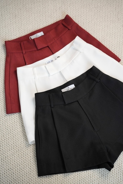 Quần Short Đùi Xếp Ly Tôn Dáng MERCI Taygu | QTK33