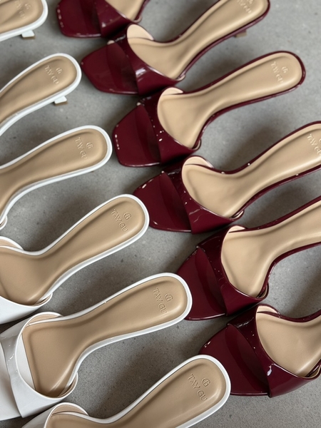 Guốc Cao Gót Mũi Vuông 4cm LANI Taygu | D10