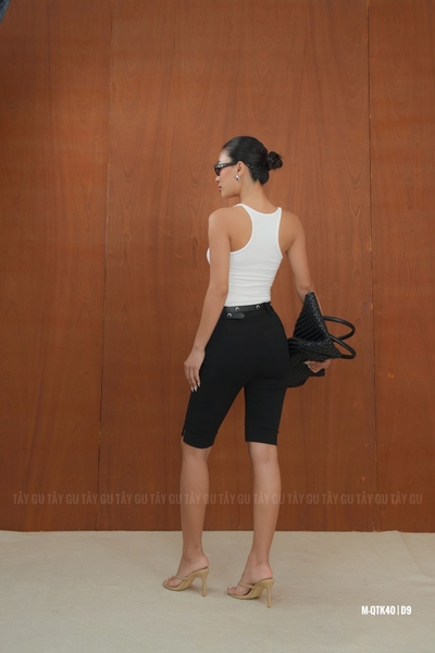 Quần Thiết Kế Lửng Xẻ Lai Có Túi Đứng Form LALA Taygu | QTK40