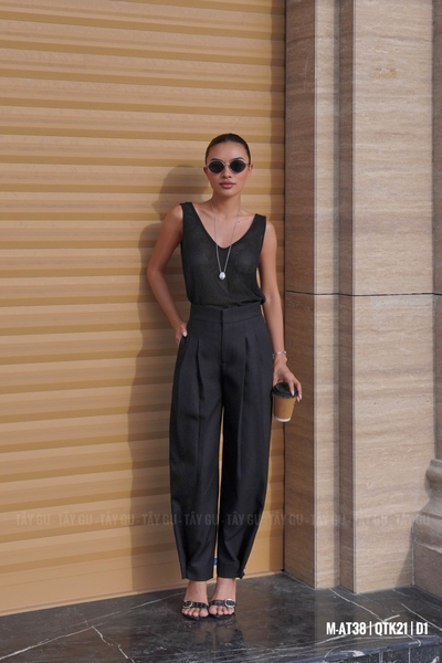 Quần Thiết Kế Dáng Baggy Xếp Ly Trước BAGI Taygu | QTK21