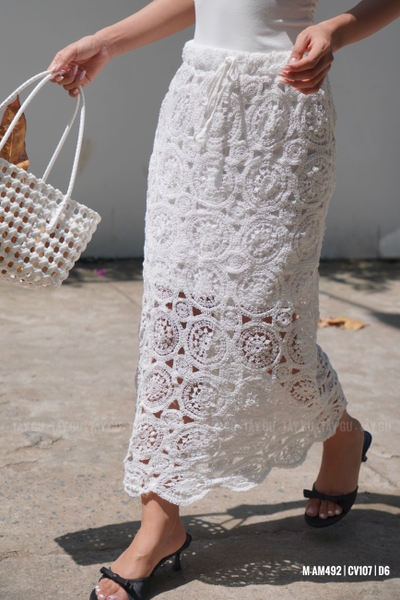 Chân Váy Len Đan Dáng Ống Suông Taygu | CV107