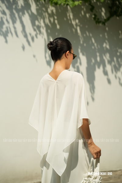 Áo Choàng Chiffon Ngắn Mặc Nhiều Kiểu HAWAI Taygu | AT34