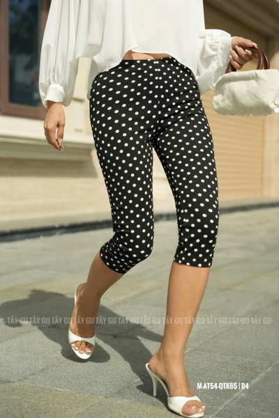 Quần Lửng Chấm Bi Cá Tính CAPRIA Taygu | QTK65