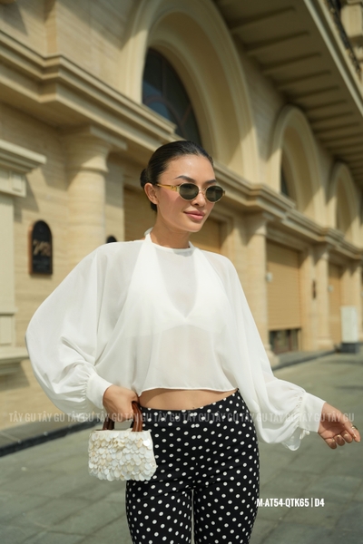 Áo Chiffon Tay Dài Bồng ESSEN Taygu | AT54