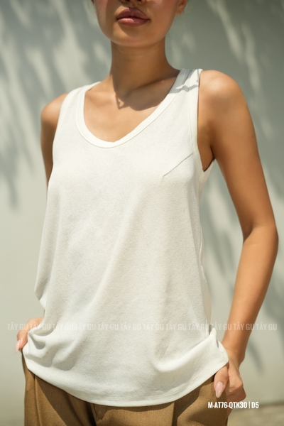 Áo Thun Ba Lỗ Cổ Tim Basic BALO Taygu | AT76