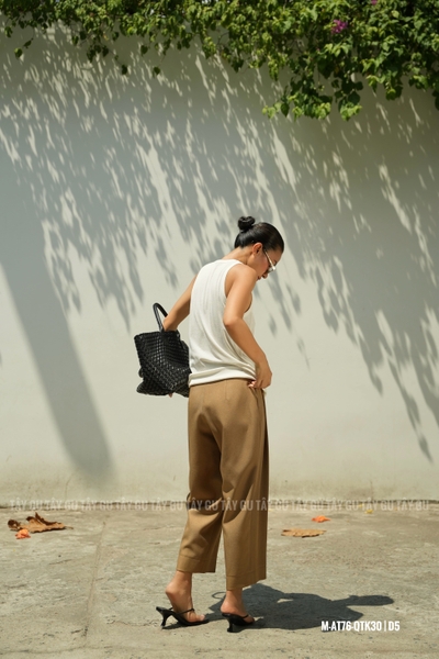 Quần Thiết Kế Dáng Suông Baggy Đứng Form MERIT Taygu | QTK30