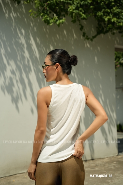 Áo Thun Ba Lỗ Cổ Tim Basic BALO Taygu | AT76