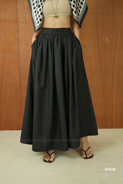 Chân Váy Xòe Dáng Tròn Dài Thanh Lịch LOSA Taygu | CT5