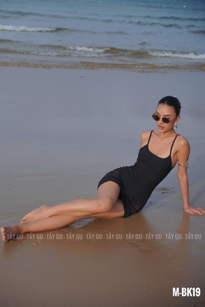 Bikini Hai Dây Phối Lưới Đen Gợi Cảm ROCI Taygu | BK19
