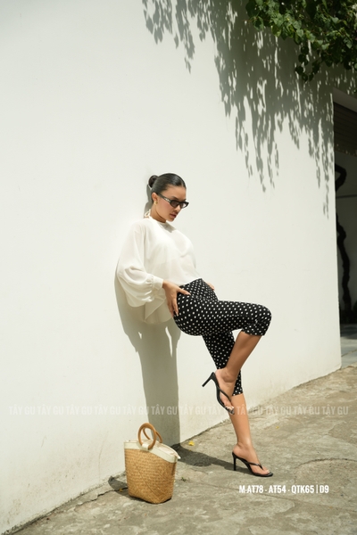 Quần Lửng Chấm Bi Cá Tính CAPRIA Taygu | QTK65