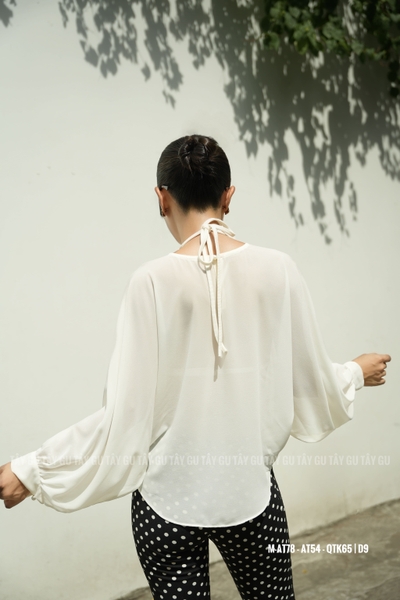 Áo Chiffon Tay Dài Bồng ESSEN Taygu | AT54