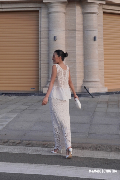 Chân Váy Len Đan Dáng Ống Suông Taygu | CV107