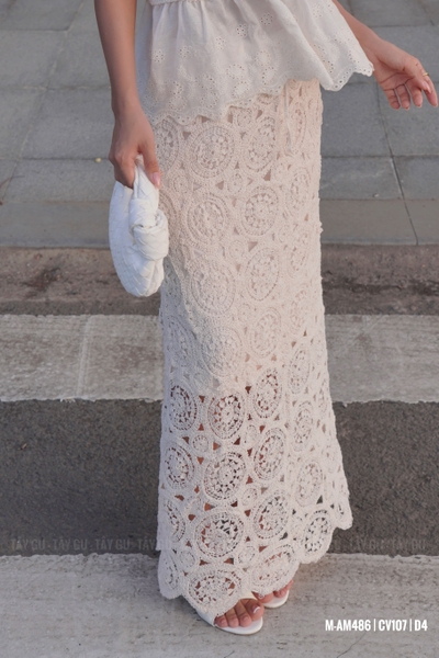 Chân Váy Len Đan Dáng Ống Suông Taygu | CV107