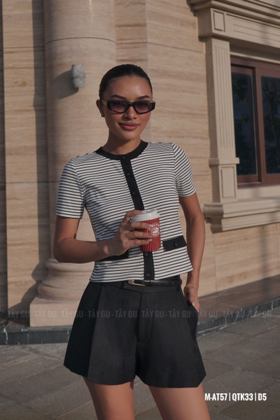 Quần Short Đùi Xếp Ly Tôn Dáng MERCI Taygu | QTK33