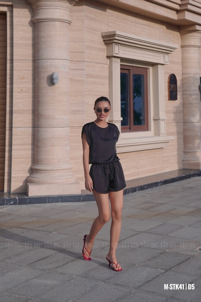 Quần Đùi Lụa Dây Rút Basic ANIN Taygu | QTK37