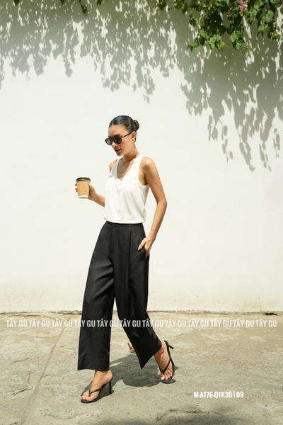 Quần Thiết Kế Dáng Suông Baggy Đứng Form MERIT Taygu | QTK30