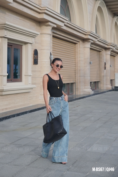 Bodysuit Thun Hai Dây Hở Lưng LUGHO Taygu | BS67