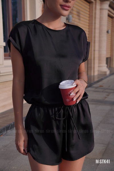 Quần Đùi Lụa Dây Rút Basic ANIN Taygu | QTK37