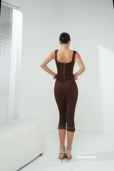 Quần Thun Thiết kế Lửng Lai Xẻ ELLY Taygu | QTK36