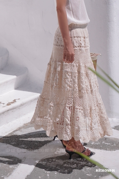 Chân Váy Len Dài Dáng Maxi Mát Mẻ Taygu | CV106