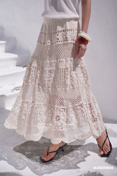 Chân Váy Len Dài Dáng Maxi Mát Mẻ Taygu | CV106