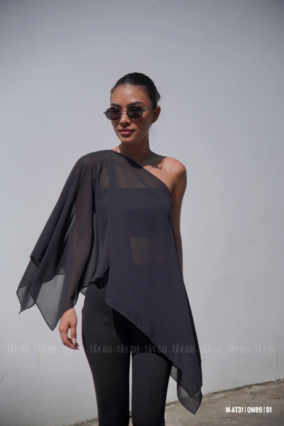 Áo Choàng Chiffon Ngắn Mặc Nhiều Kiểu HAWAI Taygu | AT34