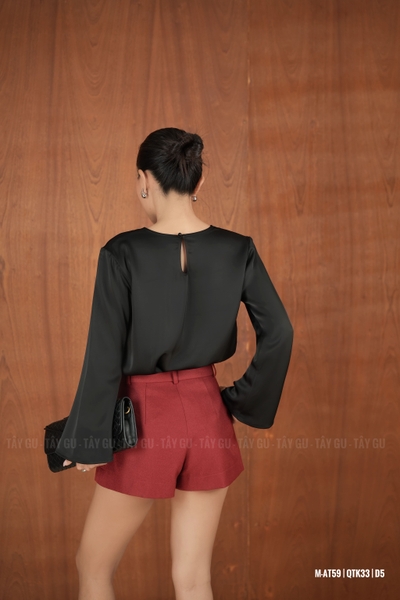 Quần Short Đùi Xếp Ly Tôn Dáng MERCI Taygu | QTK33