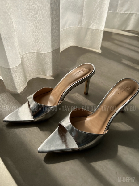 Dép Cao Gót 9cm Mũi Nhọn DOVA Taygu | D2
