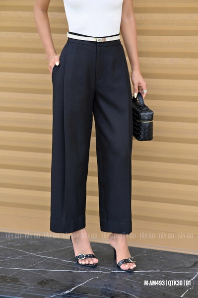 Quần Thiết Kế Dáng Suông Baggy Đứng Form MERIT Taygu | QTK30