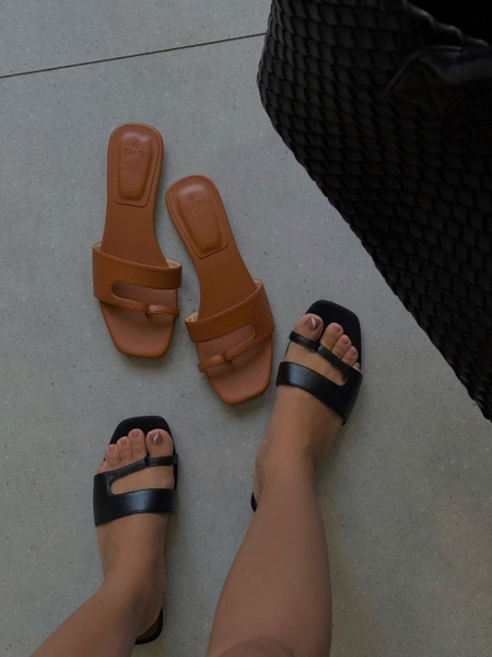 Dép Bệt Thiết Kế Xỏ Ngón Mũi Vuông ENNI Taygu | D7