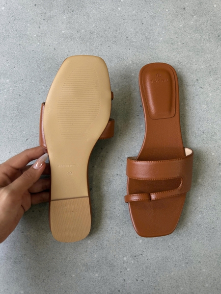 Dép Bệt Thiết Kế Xỏ Ngón Mũi Vuông ENNI Taygu | D7