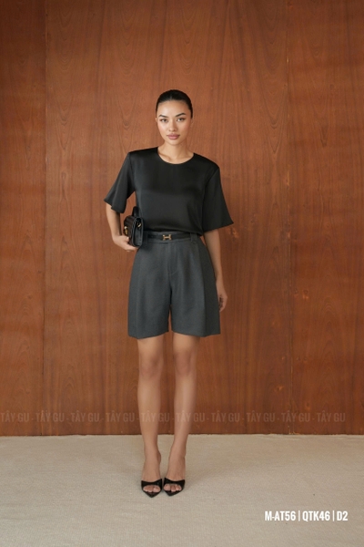 Quần Lửng Trên Gối Xếp Ly Trước Cổ Điển CLASSIC Taygu | QTK46